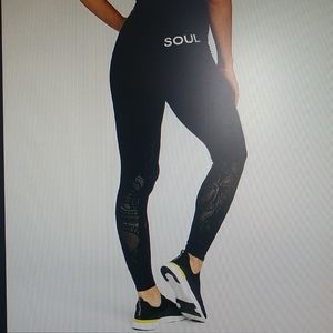 SoulCycle Lululemon Lace Tights